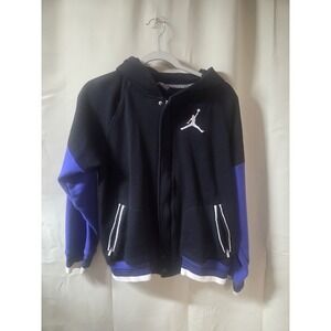 Air Jordan Hoodie‎ Purple/Black Full Zip Kid's Size XL 13-15yrs